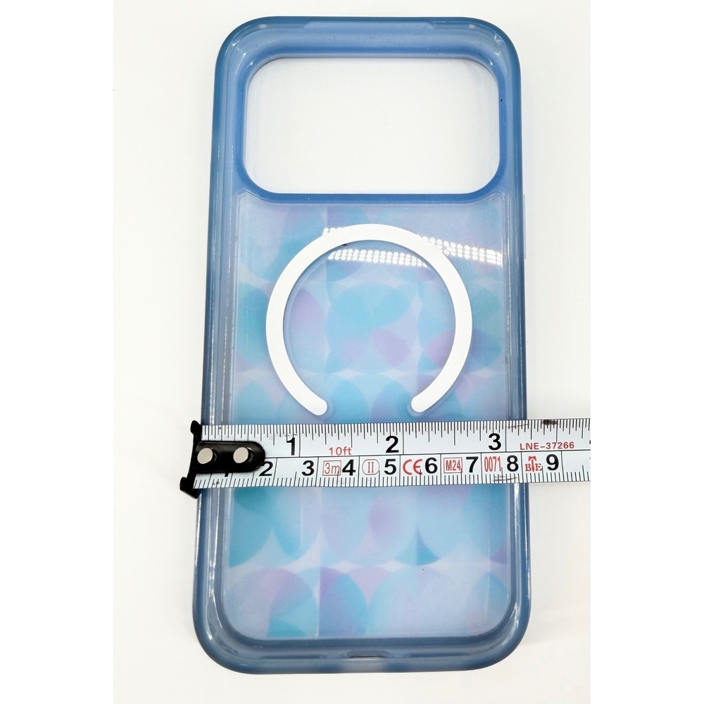 OtterBox Symmetry iPhone 17 Pro Max MagSafe Case Opal Prism Blue Multicolor